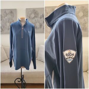 Nike Tiger Woods Collection 1/3 Zip Tech Pullover 518114 Sz XL
